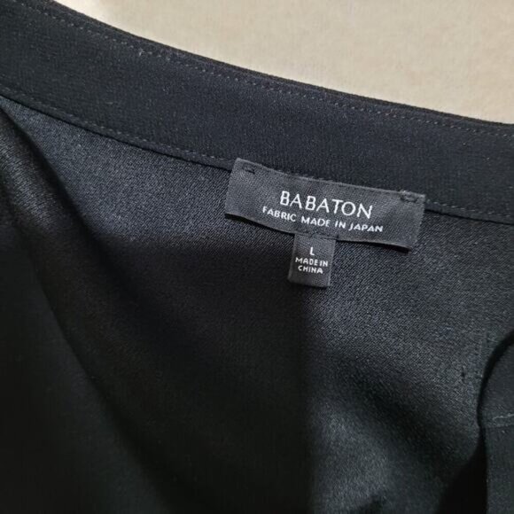 Aritzia Babaton Donnie Black Short Sleeve Jumpsuit - Size Large - Picture 6 of 12